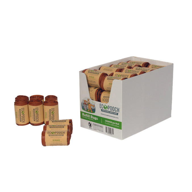 Sacs pour déchets à chiens compostables (PLA) - Compostable.ca